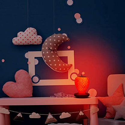 Strawberry Night Light Cute Silicone Strawberry Lamp LED Decorative Night Light Kawaii Strawberry Gifts 3 Modes Touch Gift for Christmas Room Decor(Red)